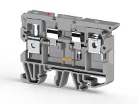 Клеммник с держ. предохр. (5х20 5х25) с индикацией 24В DC на DIN-рейку 6кв.мм сер. ASK 2LD (24 VDC) Klemsan 351229