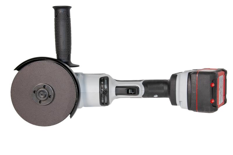 Машина шлифовальная угловая аккумуляторная бесщеточная УШМ-125/36ВМЭ 125мм АПИ 36В 2 АКБ 2.0А.ч ЗУ ИНТЕРСКОЛ 956.2.2.70